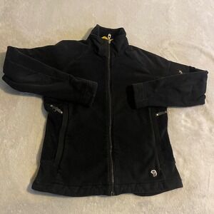 Mountain Hardwear Womens Monkey Woman Fleece Jacket Black Small Outdoor Coat